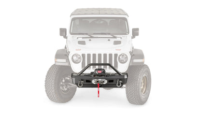 Elite Stubby Front Bumper W/ Grille Guard - By Warn