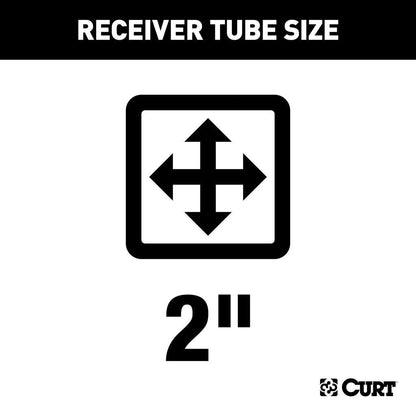 Class 3 Trailer Hitch, 2" Receiver - by CURT