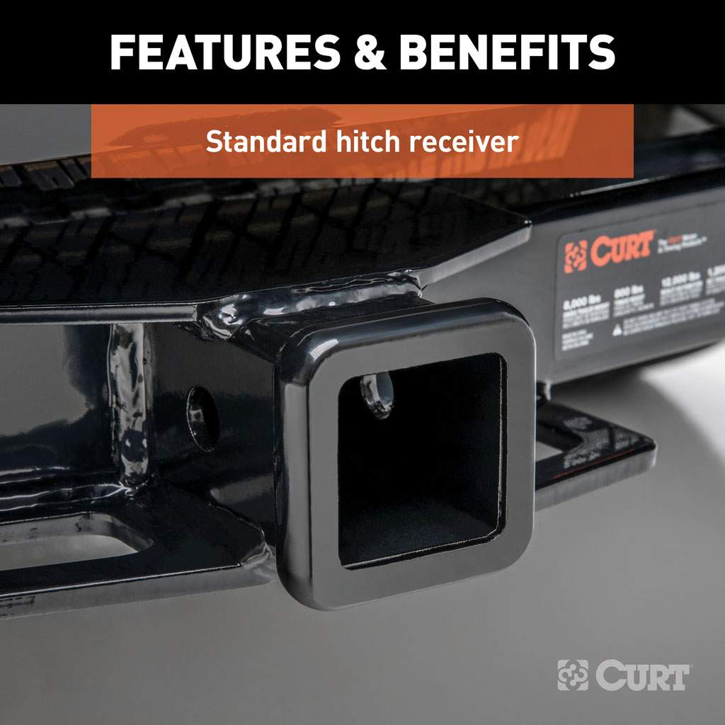 Class 3 Trailer Hitch, 2" Receiver - by CURT