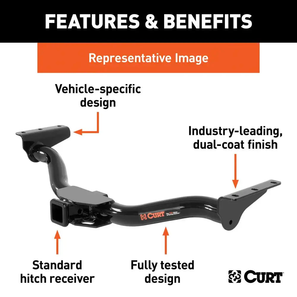 Class III 2" Receiver Hitch for Hyundai Palisade (2020 to 2024) - by Curt Manufacturing