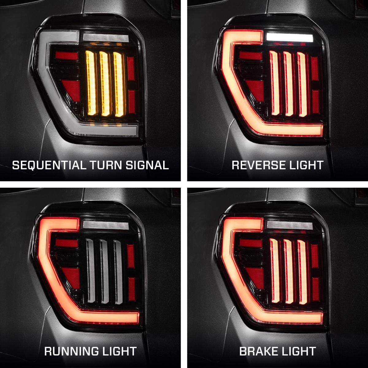 2010-2024 TOYOTA 4RUNNER LED TAIL LIGHTS (PAIR) - BY FORM LIGHTING