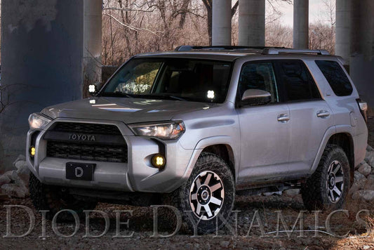 3" Pro Amber Stage Series Backlit Ditch Light Kit for 2010-2024 Toyota 4Runner - By Diode Dynamics