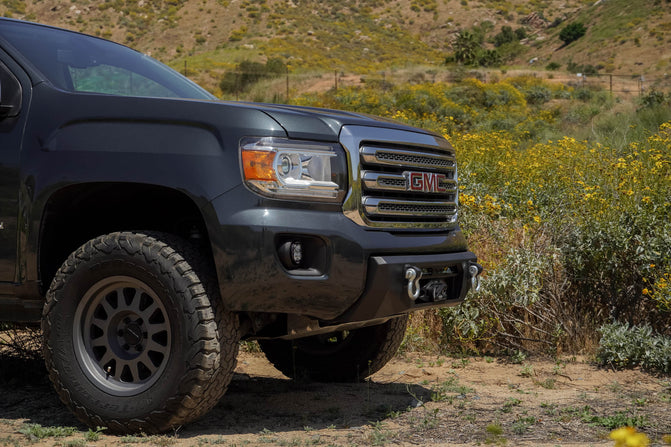 2015-2020 GMC CANYON CENTRIC WINCH FRONT BUMPER - BY DV8 OFFROAD