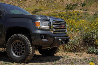 2015-2020 GMC CANYON CENTRIC WINCH FRONT BUMPER - BY DV8 OFFROAD