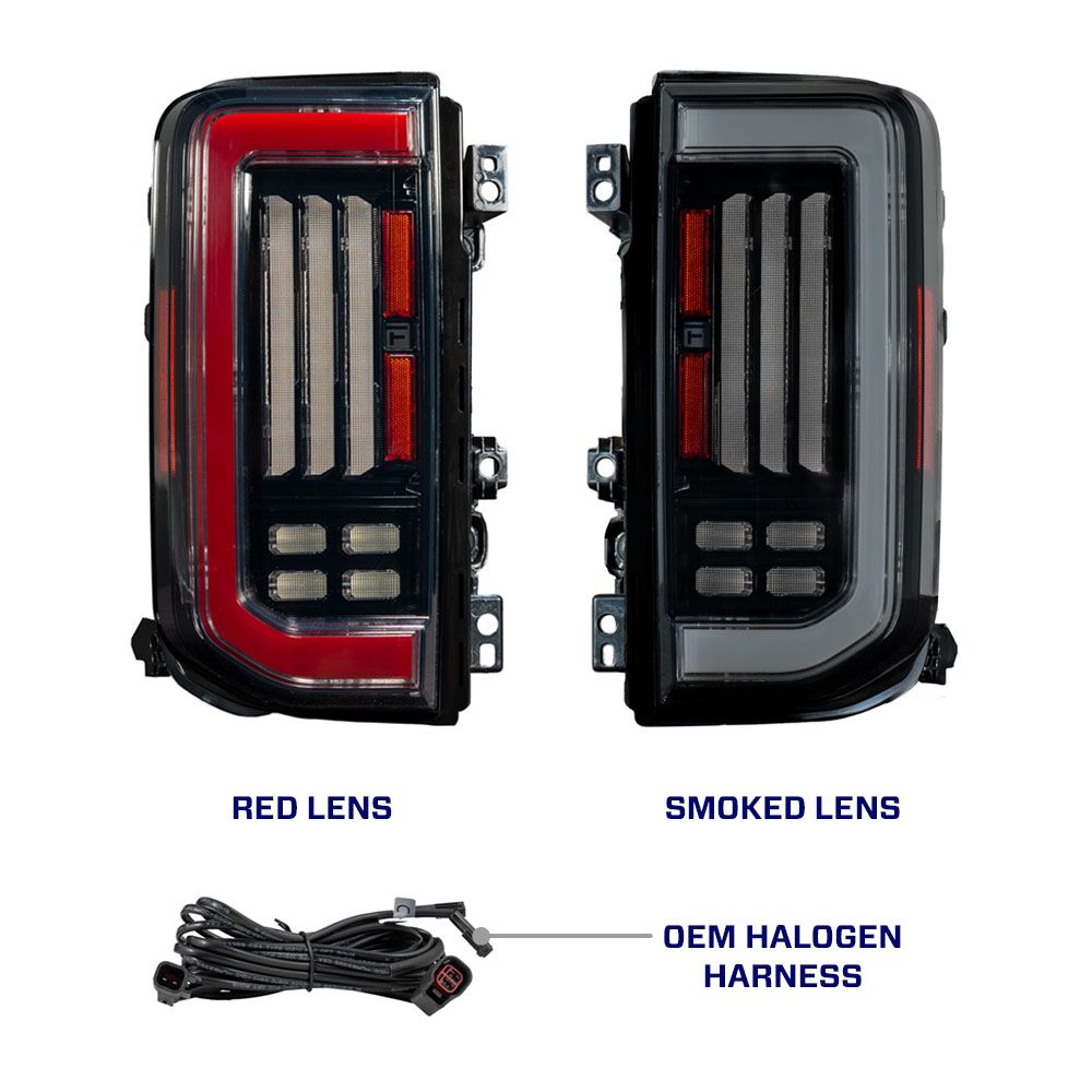 2021-2025 FORD BRONCO LED TAIL LIGHTS (PAIR) - BY FORM LIGHTING