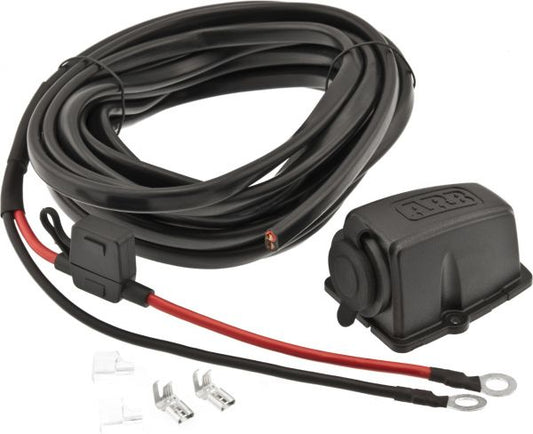 12/24V DC Wiring Kit For Portable Fridge (Black) - by ARB