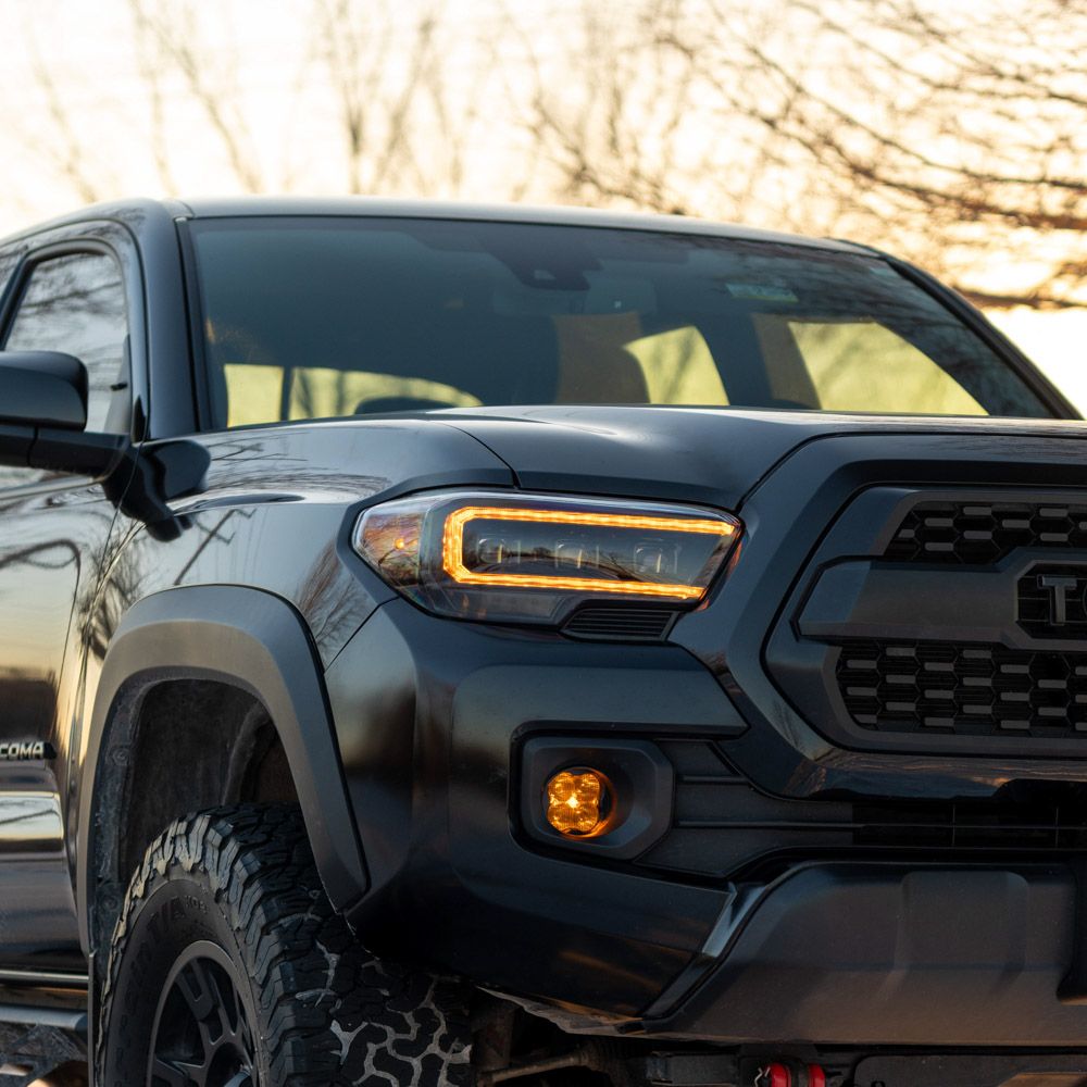 2016-2023 Toyota Tacoma LED Projector Headlights With Selectable DRL - by Form Lighting