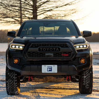 2016-2023 Toyota Tacoma LED Projector Headlights With Selectable DRL - by Form Lighting