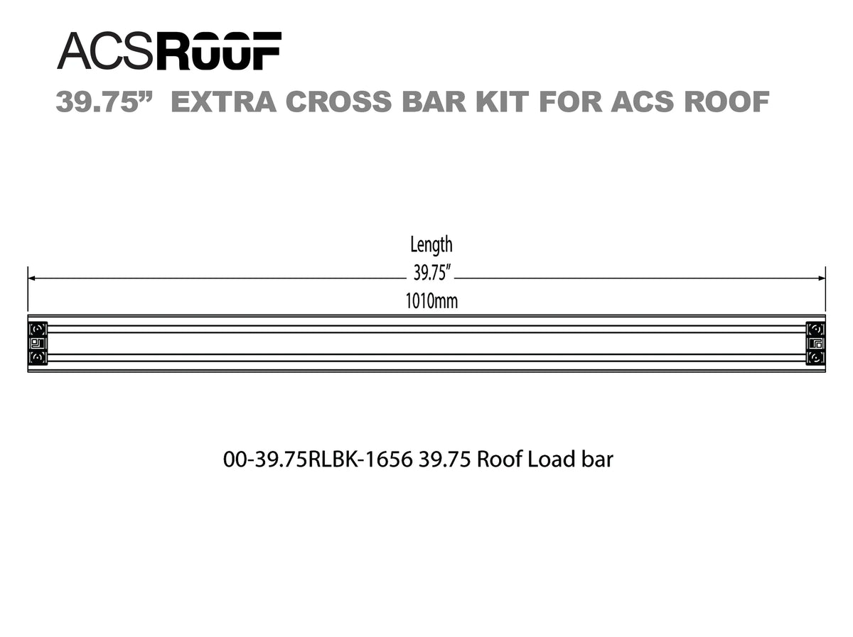 ACS Roof Extra Load Bar Kit - by Leitner Designs