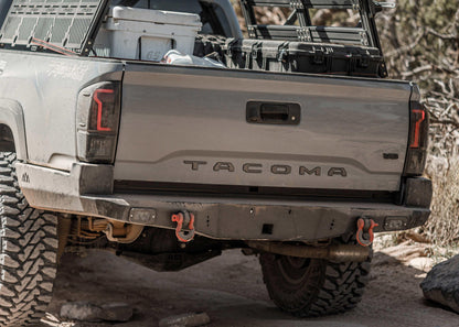 Toyota Tacoma 3rd Gen (2016-2023) Hi-Lite High Clearance Rear Bumper - By Backwoods Adventure Mods