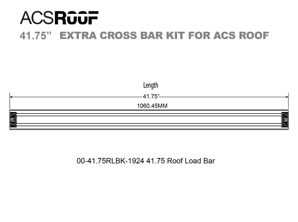 ACS Roof Extra Load Bar Kit - by Leitner Designs