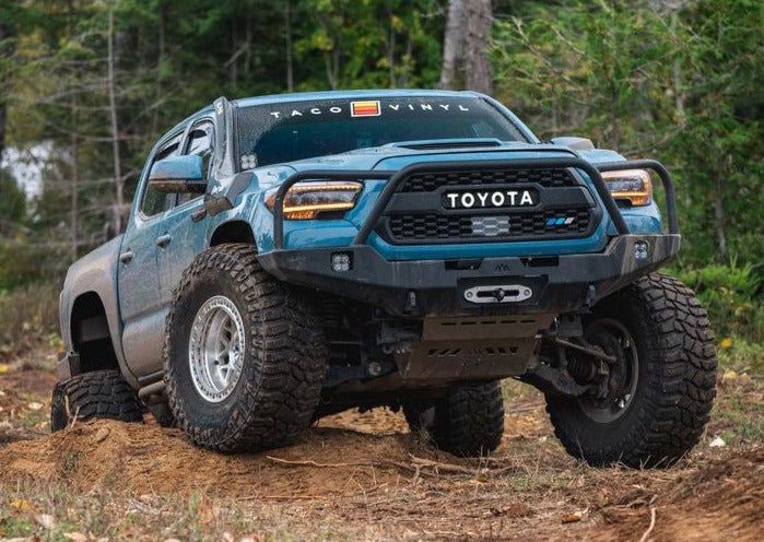 Toyota Tacoma 3rd Gen (2016-2023) Hi-Lite Overland Front Bumper [Bull Bar] - By Backwoods Adventure Mods