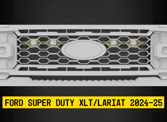 Tiny Monster Grille Kit for Ford Super Duty 2024-25 - by ARC Lighting