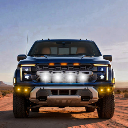 Tiny Monster Grille Bottom Kit for Ford F-150 Raptor 2024-25 - by ARC Lighting