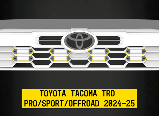 Tiny Monster Grille Kit for Toyota Tacoma TRD Pro/Sport/Offroad 2025 - by ARC Lighting