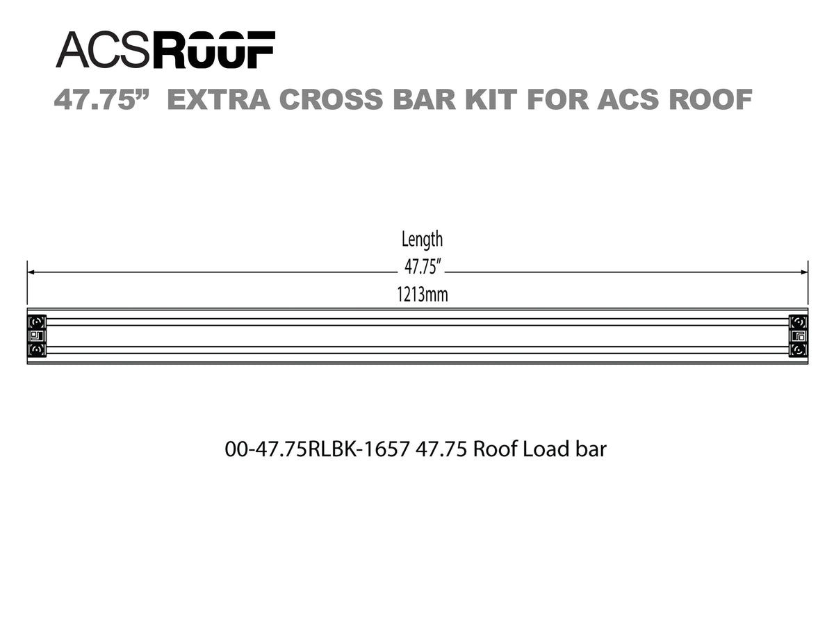ACS Roof Extra Load Bar Kit - by Leitner Designs