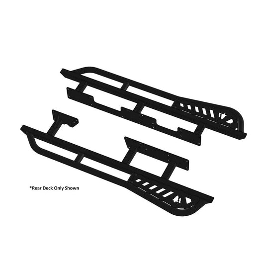 Aluminum Sliders with Rear Kick Out for 5th Gen 4Runner - by Greenlane Offroad