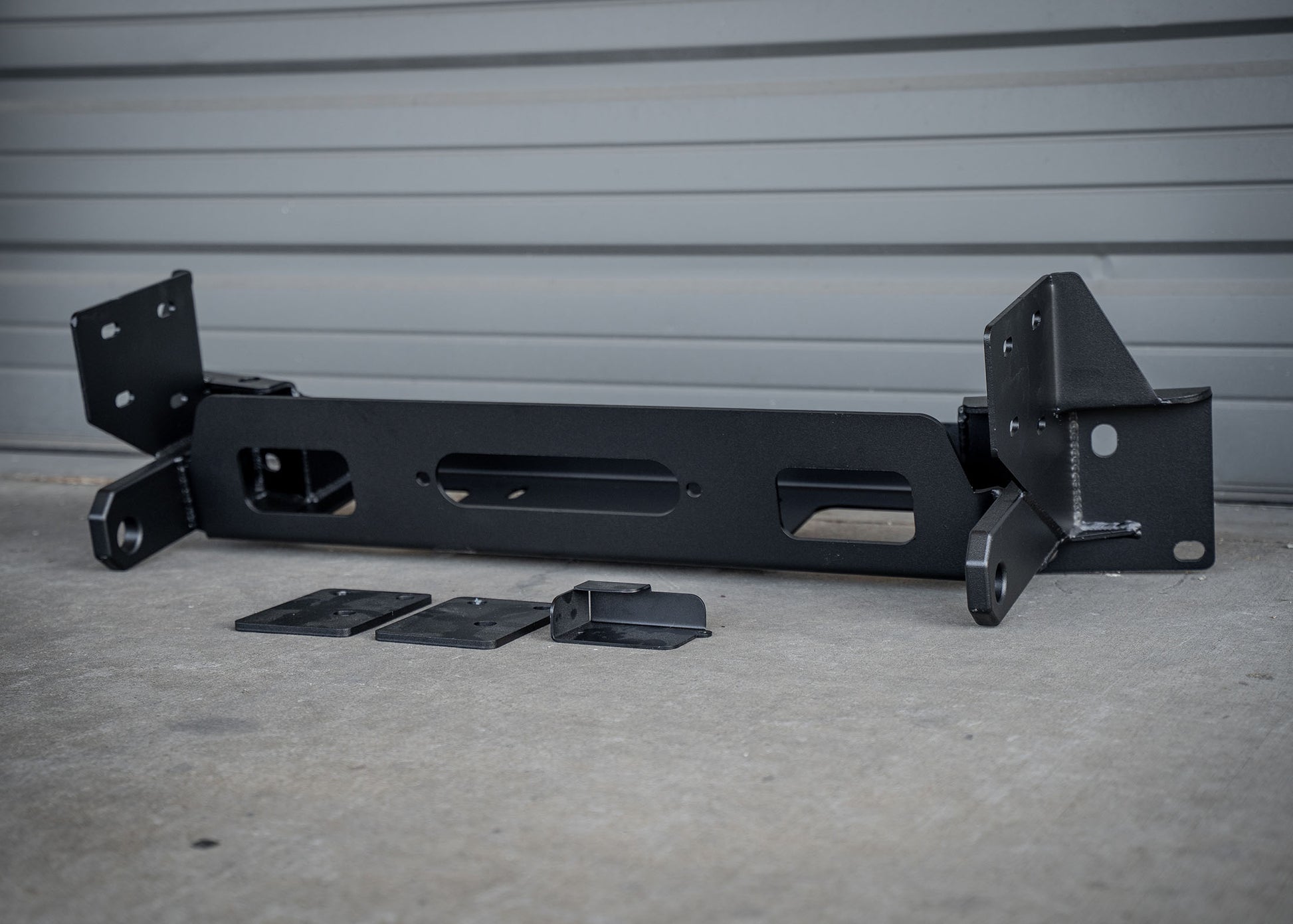 Mounting hardware for the Backwoods Adventure Mods 2024 Toyota Tacoma 4th Gen Hi-Lite Overland Front Bumper with Bull Bar