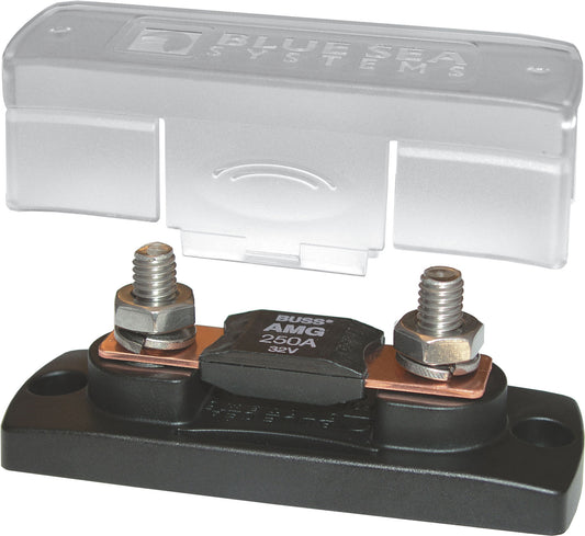 MEGA / AMG Fuse Block - 100-300A with Cover - by Blue Sea