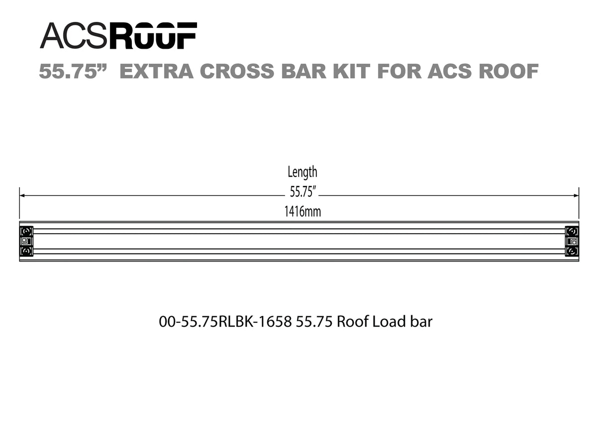 ACS Roof Extra Load Bar Kit - by Leitner Designs