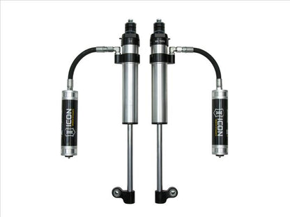 2005-2023 Toyota Tacoma, Rear, 2.5 Aluminum Series RXT Remote Reservoir Shocks, Pair - By ICON