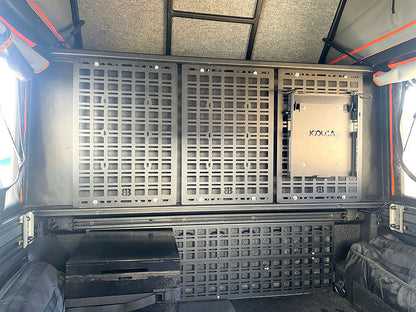 Alu-Cab / Alu-Cabin Bulkhead MOLLE Panel - No Water Tank - By Eight13 Fabrication & Design