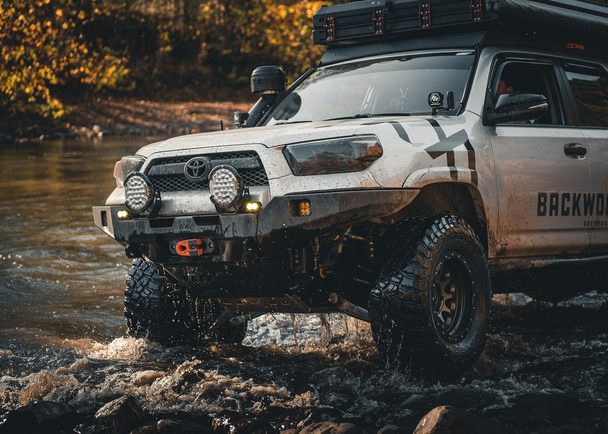 Toyota 4Runner 5th Gen (2010-2024) Hi-Lite Overland Front Bumper [No Bull Bar] - By Backwoods Adventure Mods