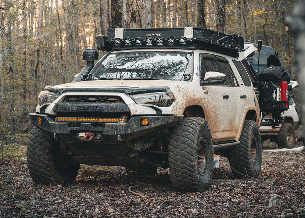 Toyota 4Runner 5th Gen (2010-2024) Hi-Lite Overland Front Bumper [No Bull Bar] - By Backwoods Adventure Mods