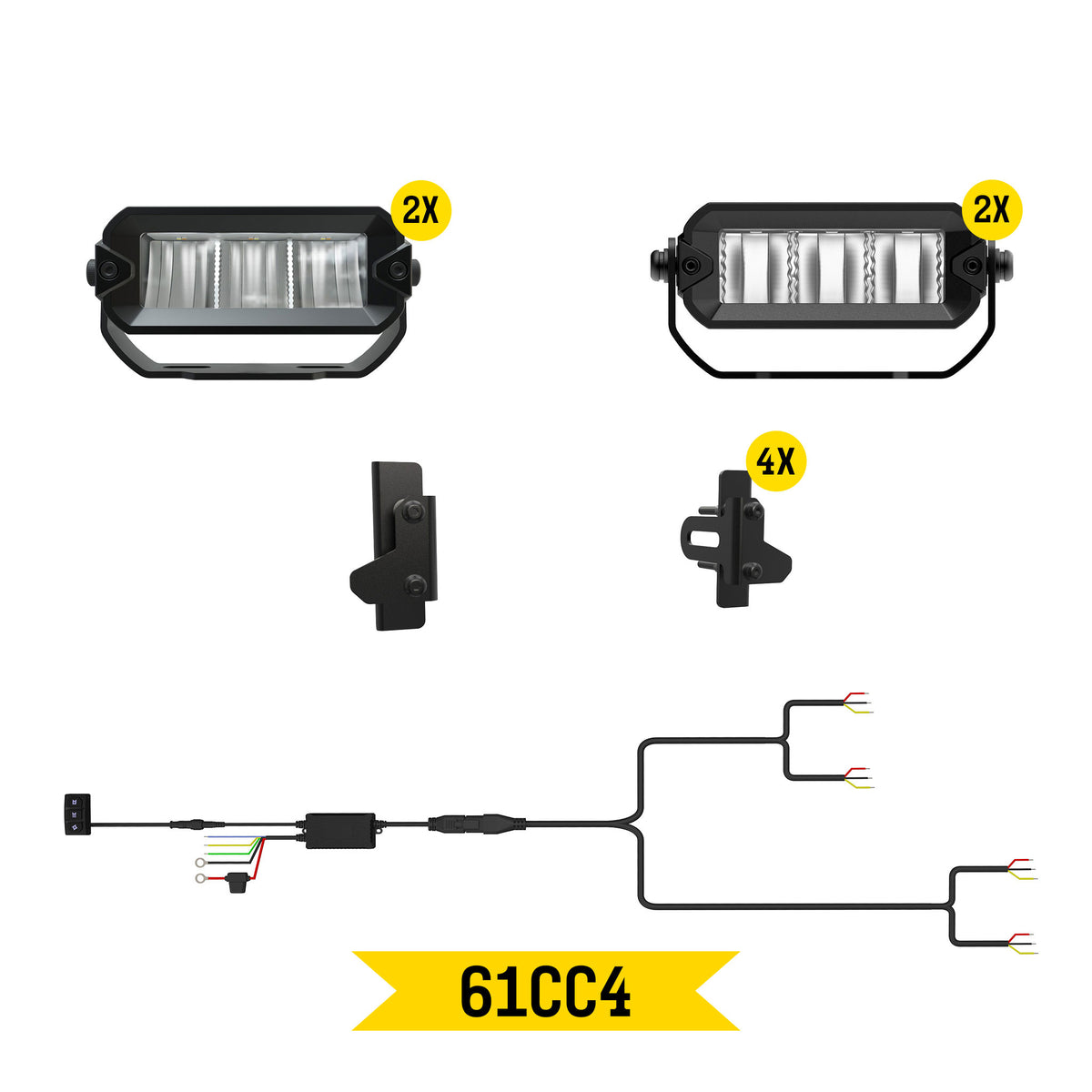 Tiny Monster Grille Kit for Chevrolet Silverado 1500 LT/LTZ/RST 2022-25 - by ARC Lighting