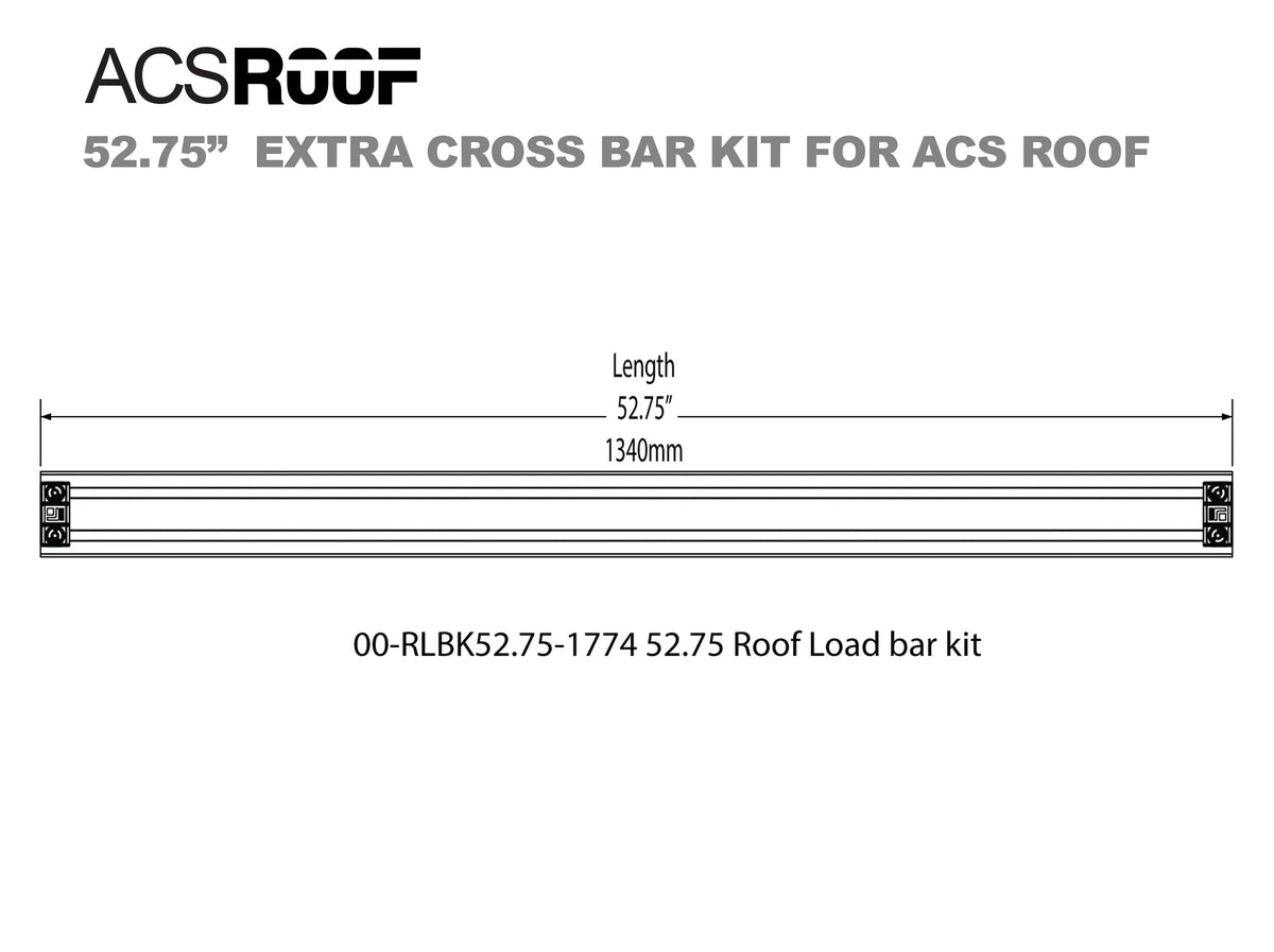 ACS Roof Extra Load Bar Kit - by Leitner Designs