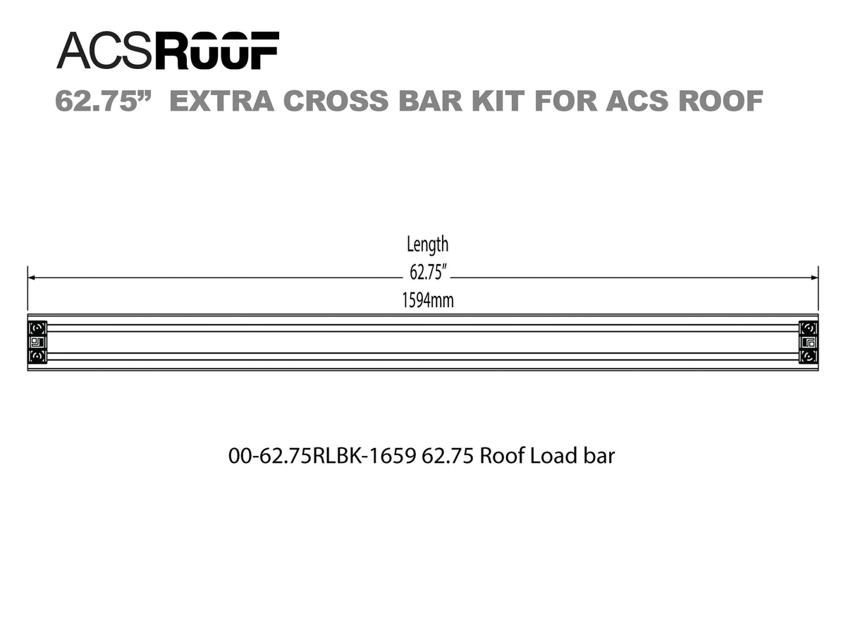 ACS Roof Extra Load Bar Kit - by Leitner Designs