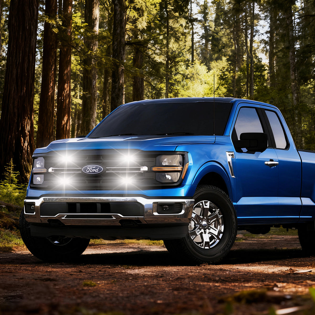 Tiny Monster Grille Kit for Ford F-150 XLT 2024-25 - by ARC Lighting