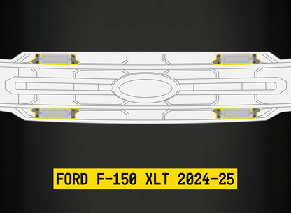 Tiny Monster Grille Kit for Ford F-150 XLT 2024-25 - by ARC Lighting