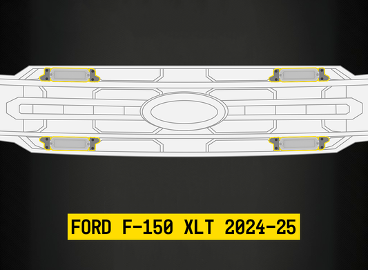 Tiny Monster Grille Kit for Ford F-150 XLT 2024-25 - by ARC Lighting