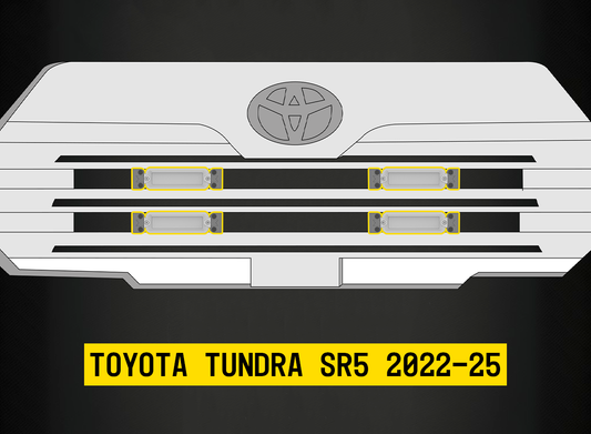 Tiny Monster Grille Kit for Toyota Tundra SR5 2022-25 - by ARC Lighting