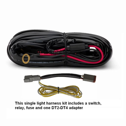 30A Single Lamp Wiring Harness with Postition Light Connector -  by BrightSource