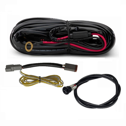 30A Single Lamp Wiring Harness with Postition Light Connector -  by BrightSource