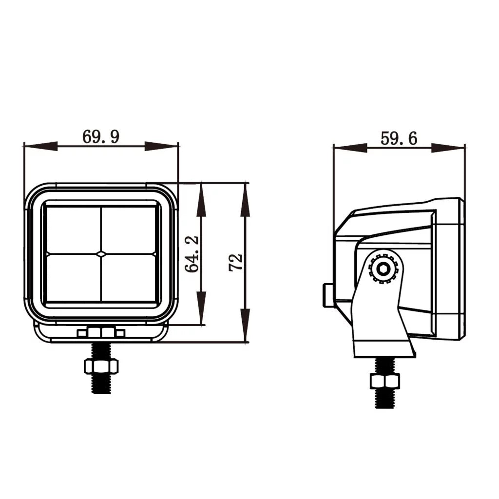 2.75 Driving Pattern Cube Light - by Brightsource