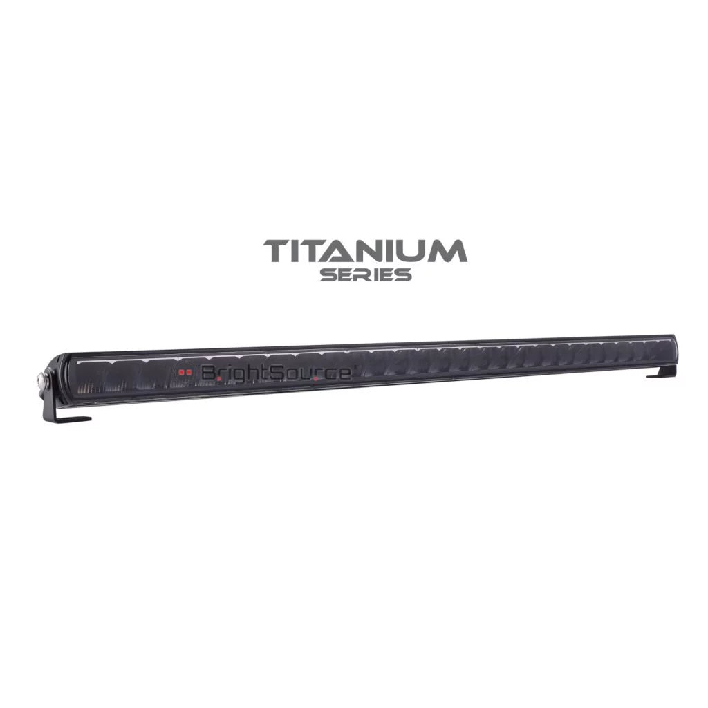 30” Titanium E-Marked Single Row LED Light Bar - by Strands