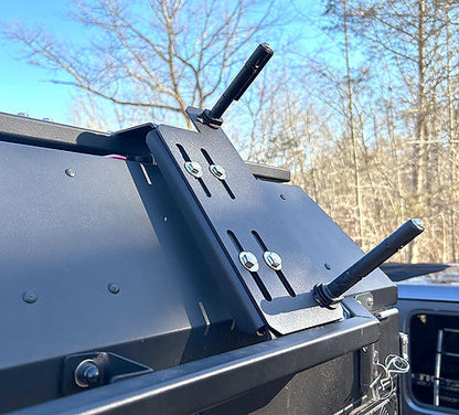 Alu-Cab Canopy Camper Upper Rear Accessory Bracket - by 813 Fabrication