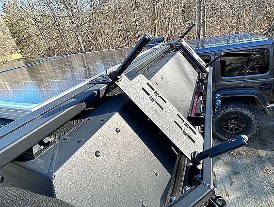 Alu-Cab Canopy Camper Upper Rear Accessory Bracket - by 813 Fabrication