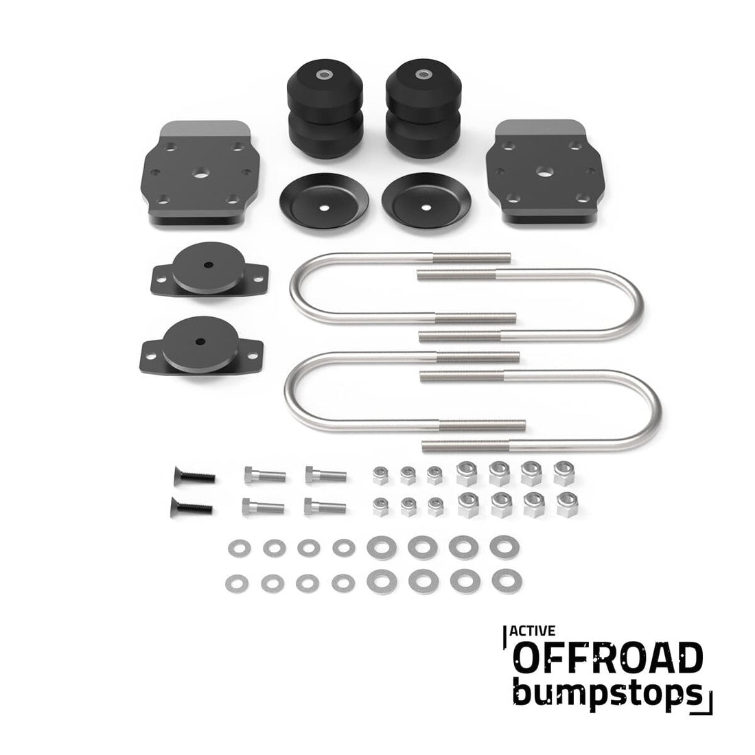 ACTIVE OFF-ROAD BUMPSTOPS W/U-BOLT FLIP KIT - BY TIMBREN