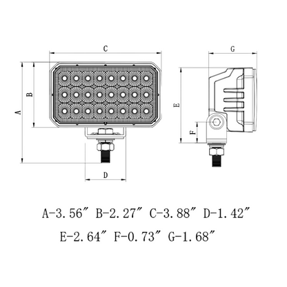 Work Pod Task - 3" x 4" LED Work Light