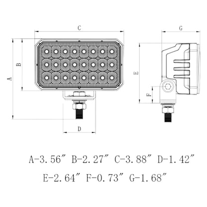 Work Pod Task - 3" x 4" LED Work Light