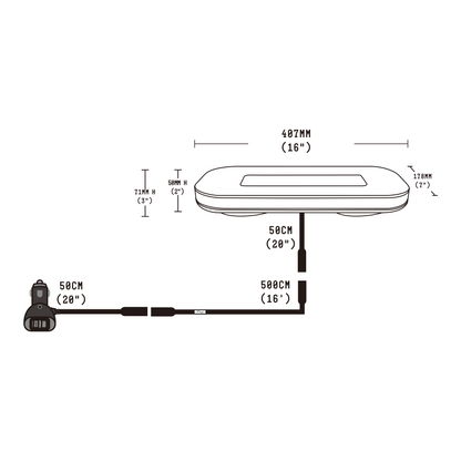 Work Bar Strobe 15 - LED Mini Bar