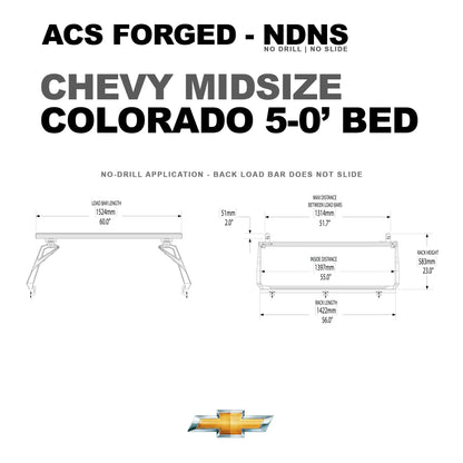 Active Cargo System - Forged No Drill - Chevrolet - by Leitner Designs