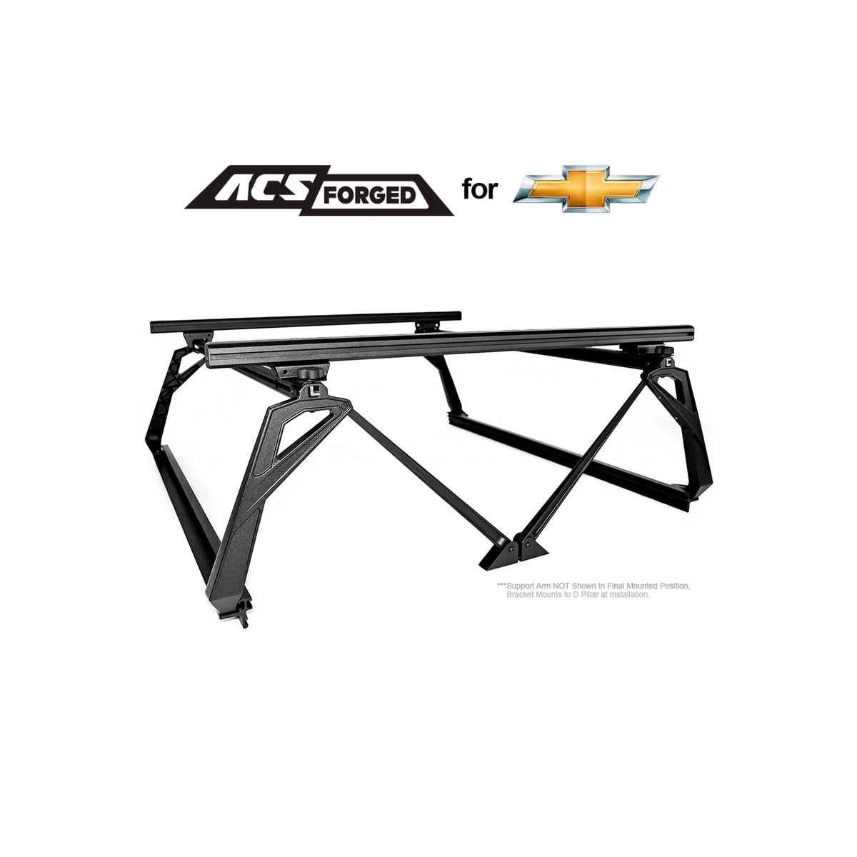 ACS Forged Bed Rack for Chevy Trucks - by Leitner Designs