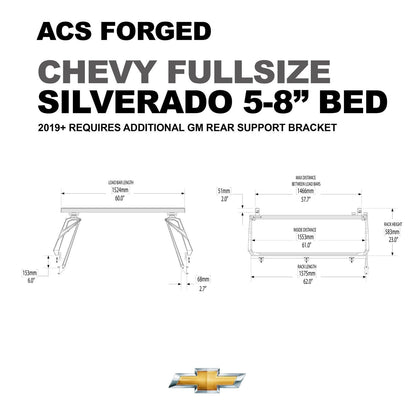 ACS Forged Bed Rack for Chevy Trucks - by Leitner Designs