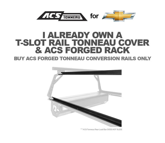 ACS Forged Tonneau - Rails Only - Chevrolet - by Leitner Designs