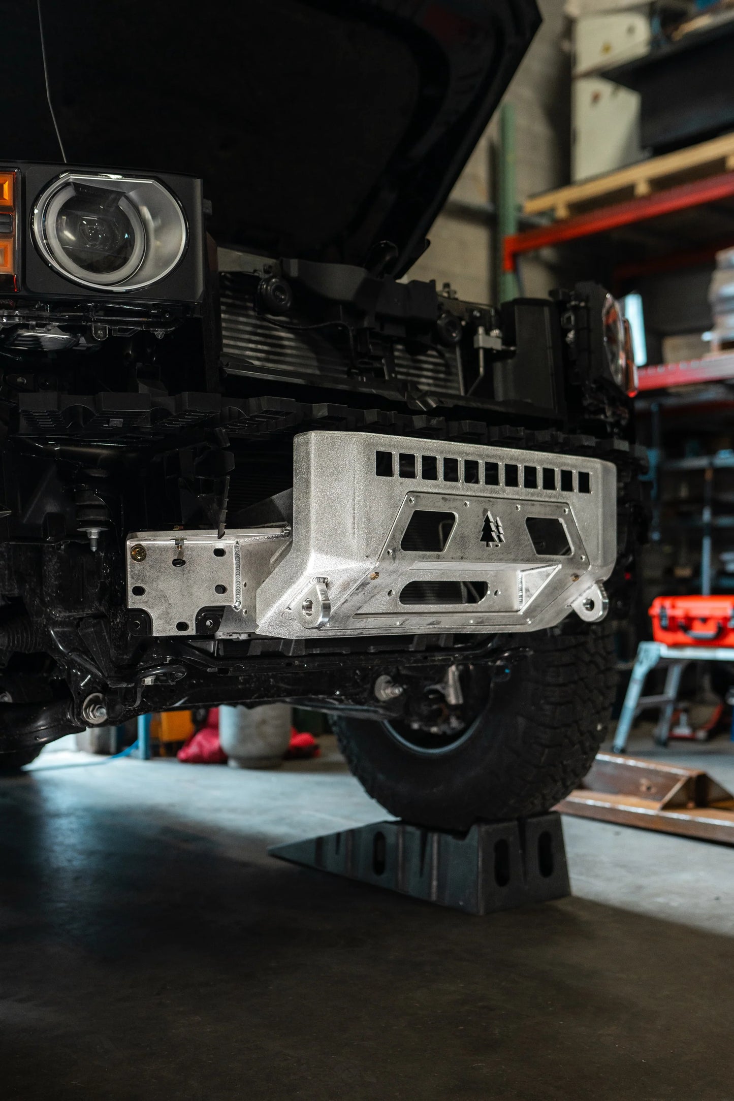 Aluminum Stump Bumper for Land Cruiser - by Greenlane Offroad